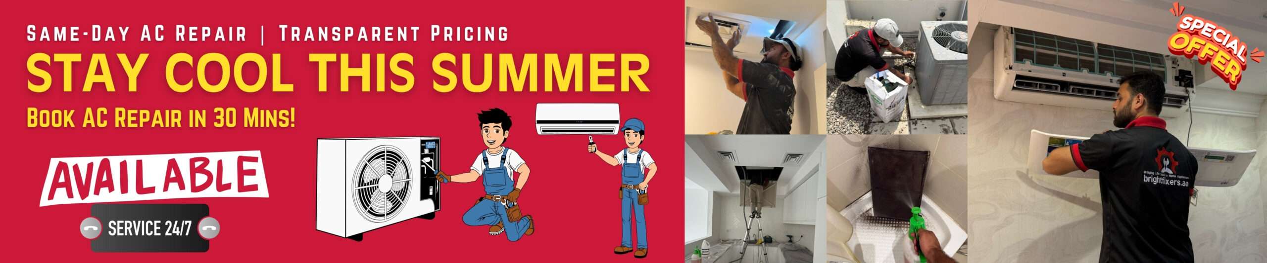 AC repair and maintenance services in Dubai