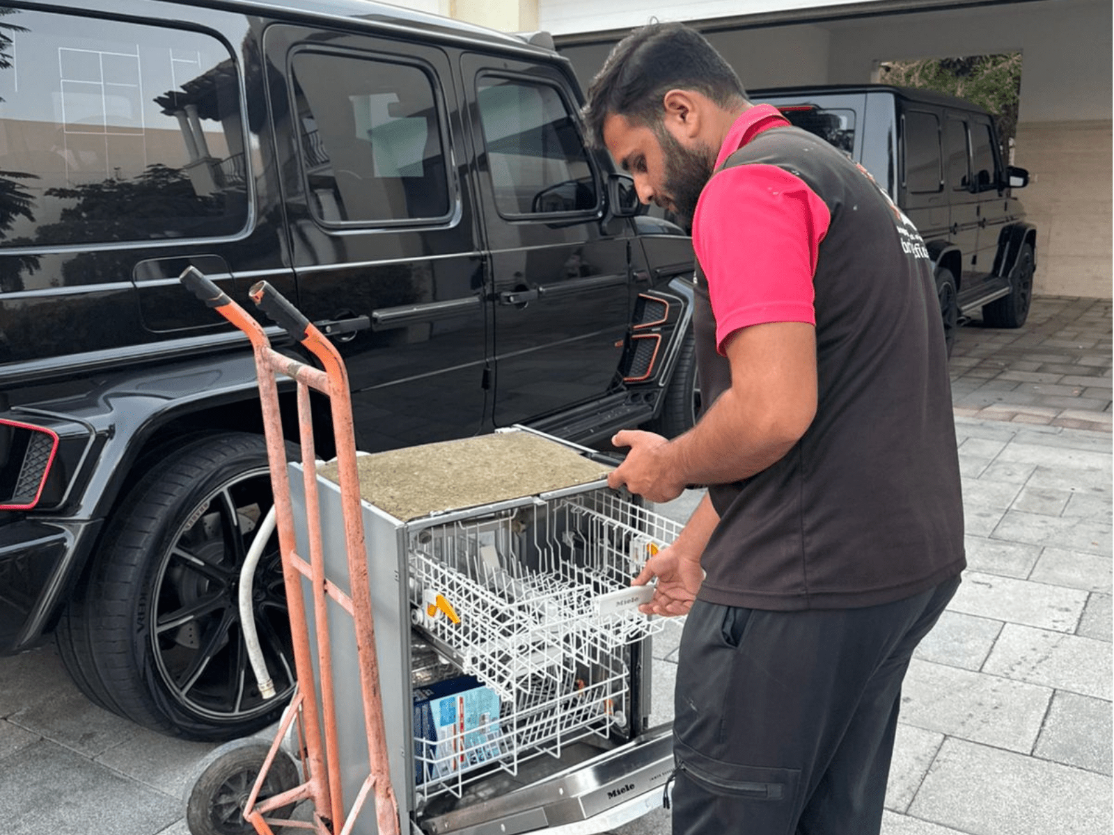 dishwasher carry slider