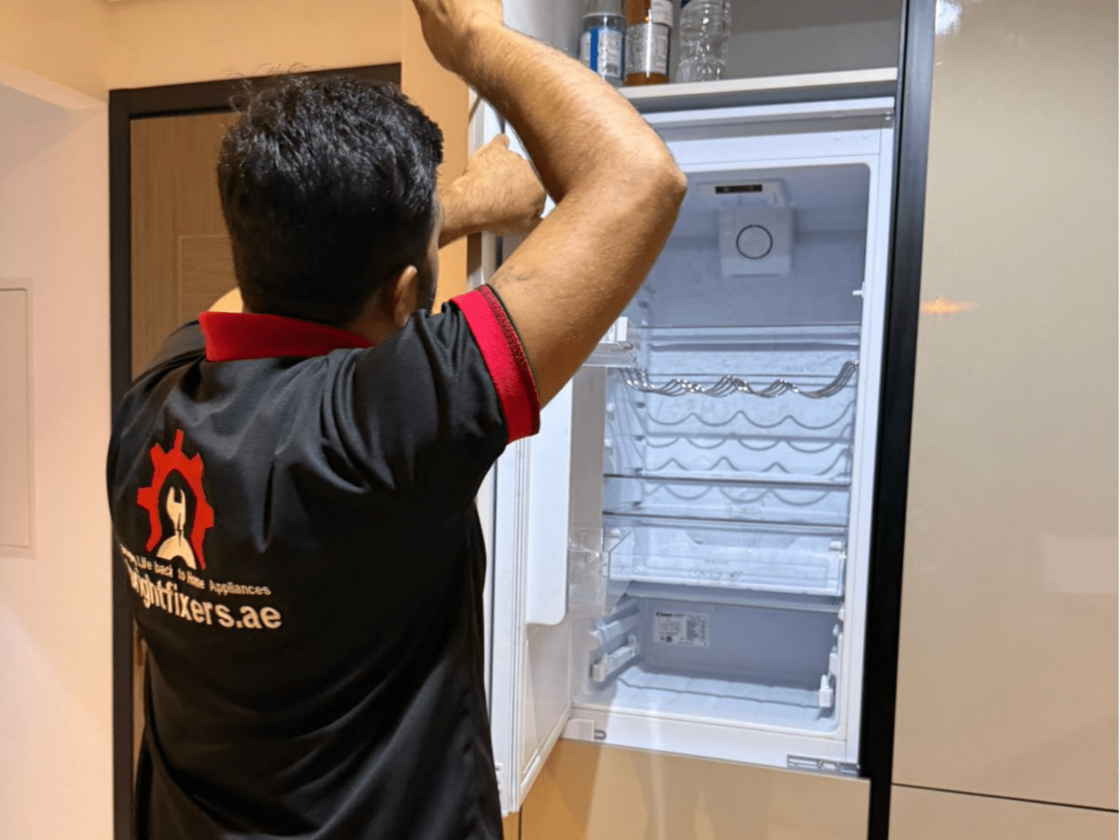 fridge repair slider