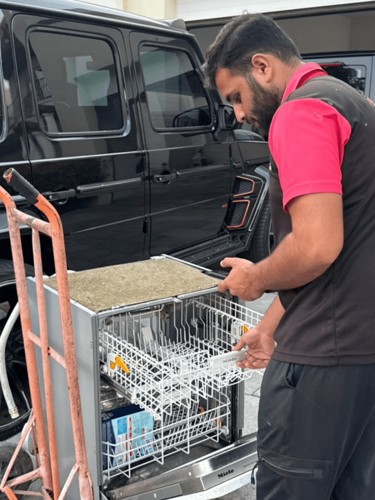 dishwasher carry slider